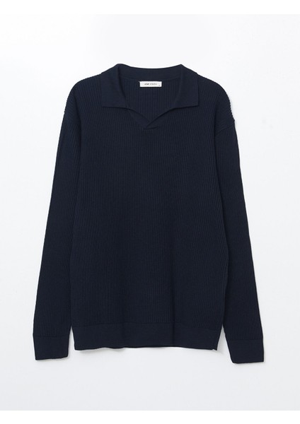 Yeni Sezon Polo Yaka Uzun Kollu Erkek Triko Kazak indirimleri