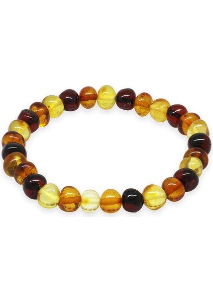 Süzme Multicolor Renk Natural Form Doğal Damla Kehribar Erkek Bileklik fiyatları