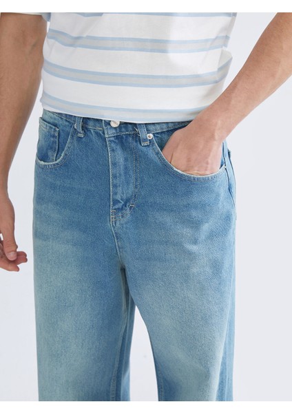 Yeni Sezon Loose Fit Erkek Jean Pantolon indirimleri