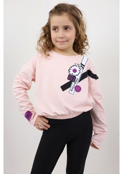 Kız Çocuk Baskılı Tişört
