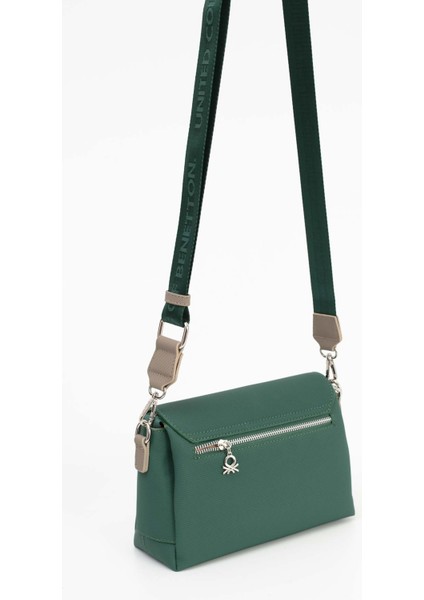 Benetton Kadın Kol Çantası Zümrüt - Koyu Taş BNT1677 fırsatları