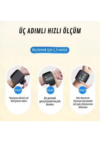 Renkli LCD Ekranlı Bilekten Tansiyon Aleti – Taşınabilir ve Kolay Kullanım Tansiyon Aleti indirimleri