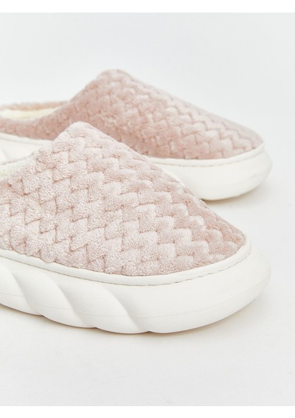 Yeni Sezon Kadın Desenli Pelüş Ev Terliği modelleri