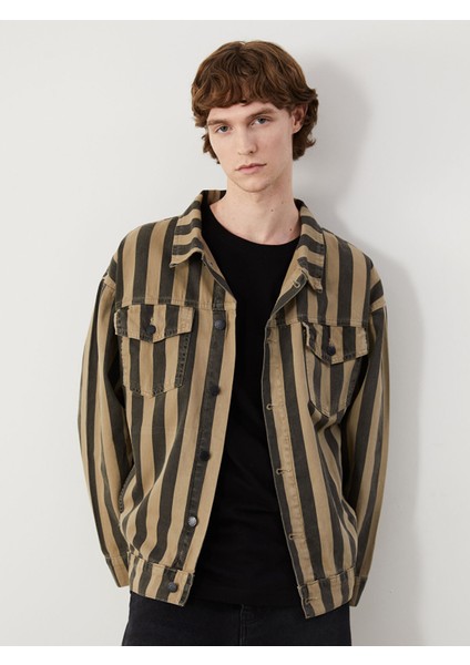 Yeni Sezon Rahat Kalıp Erkek Jean Ceket