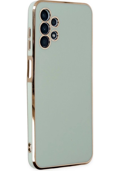 Samsung Galaxy A13 4g Kılıf Volet Silikon - Açık Yeşil