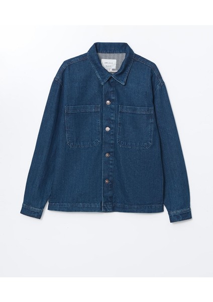 Yeni Sezon Rahat Kalıp Uzun Kollu Erkek Jean Gömlek indirimleri