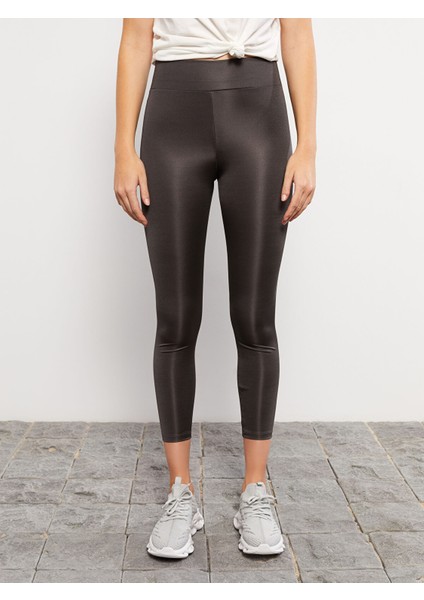 Yeni Sezon Kadın Beli Lastikli Düz Tayt fırsatları