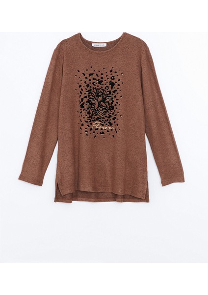 Yeni Sezon Bisiklet Yaka Desenli Kadın Bluz indirimleri