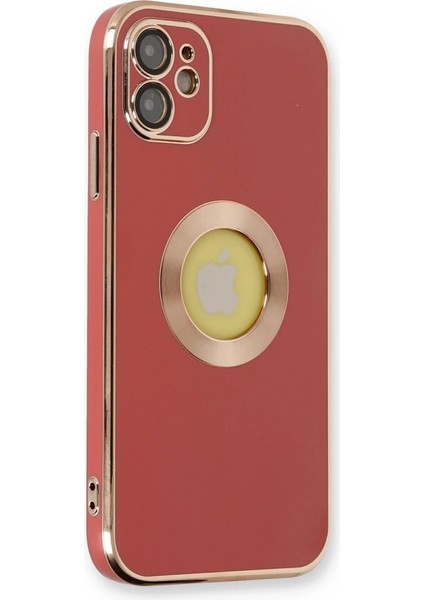 Iphone 12 Kılıf Store Silikon - Kırmızı