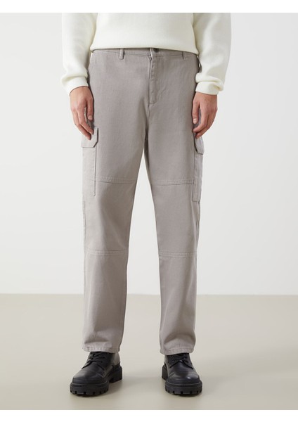 Yeni Sezon Rahat Kalıp Gabardin Erkek Kargo Pantolon fiyatları