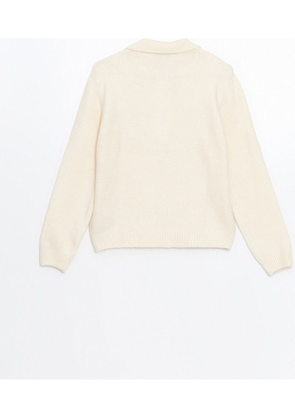 Yeni Sezon Polo Yaka Kadın Triko Kazak indirimleri