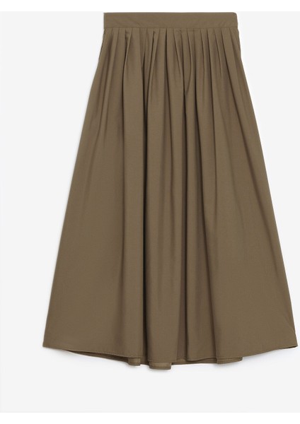 Yeni Sezon Beli Fermuarlı Kadın Pileli Etek indirimleri