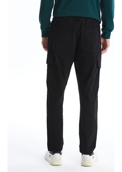 Yeni Sezon Standart Kalıp Gabardin Erkek Kargo Pantolon fırsatları