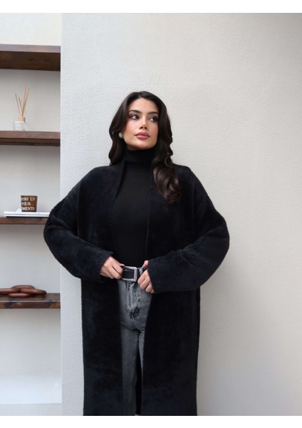 Yumoş Dokulu Şal Yaka Uzun Hırka fırsatları