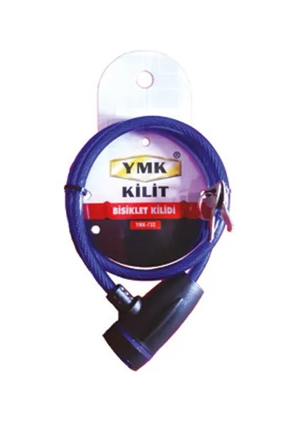 Eco Lounge Ymk Eko Çelik Halatlı, Izoleli Bisiklet Kilidi - 8mm, 65 cm