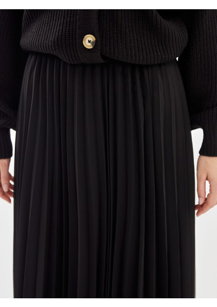 Yeni Sezon Beli Lastikli Pileli Kadın Etek modelleri