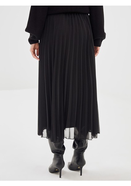 Yeni Sezon Beli Lastikli Pileli Kadın Etek fırsatları