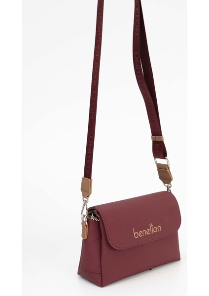 Benetton Kadın Kol Çantası Bordo - Camel BNT1677 modelleri