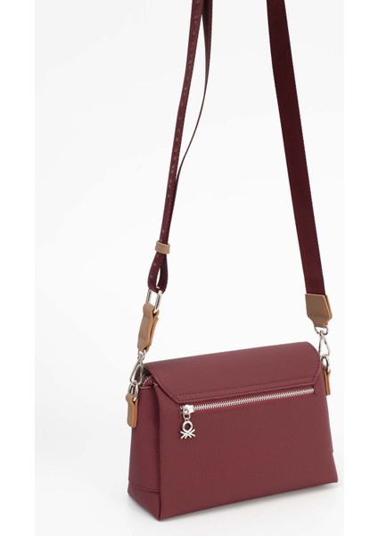 Benetton Kadın Kol Çantası Bordo - Camel BNT1677 fırsatları