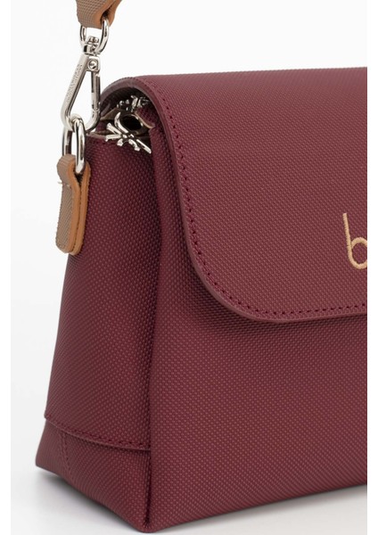 Benetton Kadın Kol Çantası Bordo - Camel BNT1677 indirimleri