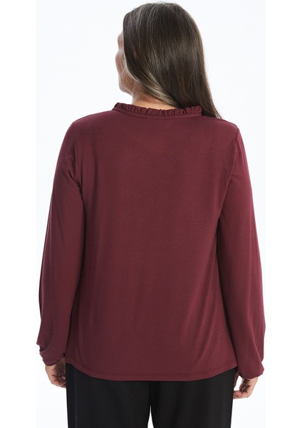 Yeni Sezon Bağlamalı Yaka Kadın Bluz fırsatları