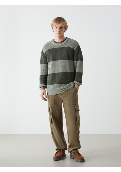 Yeni Sezon Bisiklet Yaka Uzun Kollu Renk Bloklu Erkek Triko Kazak fiyatları