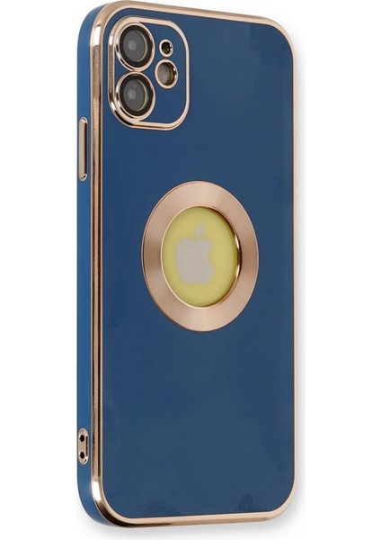 Iphone 12 Kılıf Store Silikon - Mavi