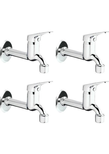 4lü Aç Kapa Mix Lavabo Musluk Wc Lavabo Uzun Musluk Perlatörlü