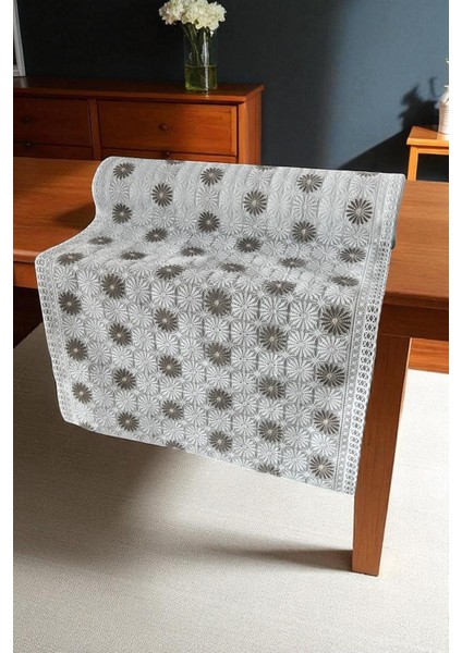 Pvc Şeffaf Kaplama Kaydırmaz Dolap Içi Kaymaz Dantel Raf Örtüsü - 1009-G-ÇIÇEK fiyatları