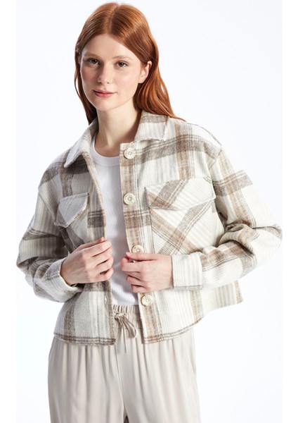 Yeni Sezon Ekose Uzun Kollu Kadın Oduncu Gömlek Ceket fiyatları