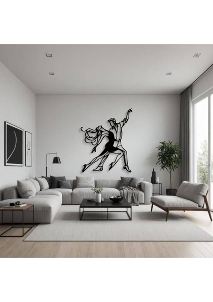 Metal Dansçı Figürü Duvar Dekoru – Modern Çift Dans Metal Tablo Salon Antre Ofis Dekorasyon fiyatları