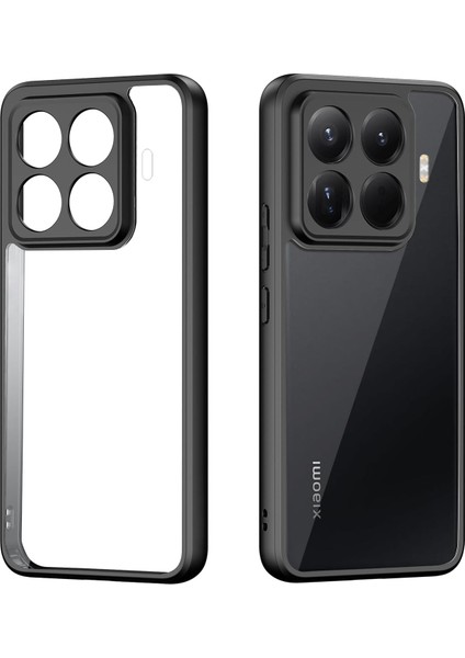 Xiaomi Mi 15T Uyumlu Kılıf Kamera Korumalı Arkası Mat Kaymaz Şeffaf Renkli Kapak