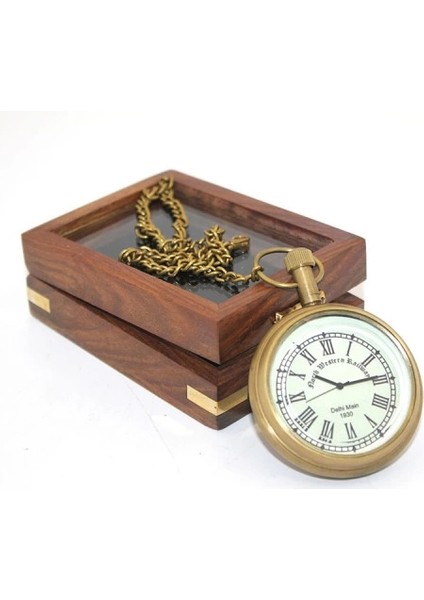 Ahşap Kutulu Köstekli Saat Model 3