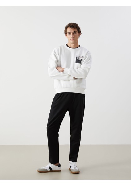 Yeni Sezon Standart Kalıp Erkek Kalın Eşofman Altı