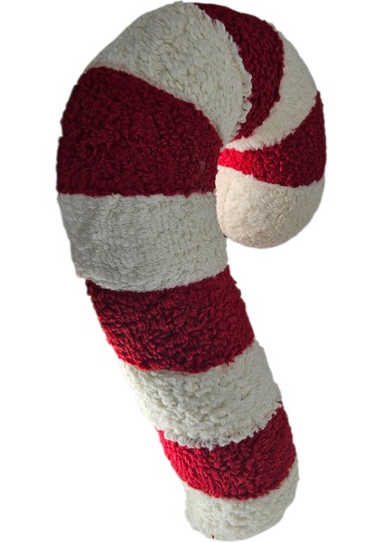 Baston Şeker Yılbaşı Dekorasyon Dokulu Kumaş 40 cm Peluş Oyuncak fırsatları