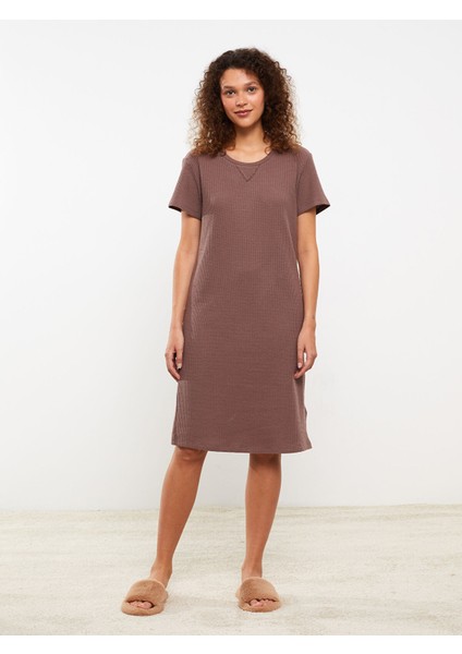 Yeni Sezon Bisiklet Yaka Kadın Gecelik modelleri