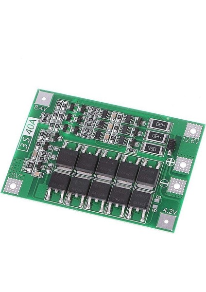 Bms 3s 40ALIPO Pil Balans Devresi - Modülü 18650 Pil Şarj Cihazı