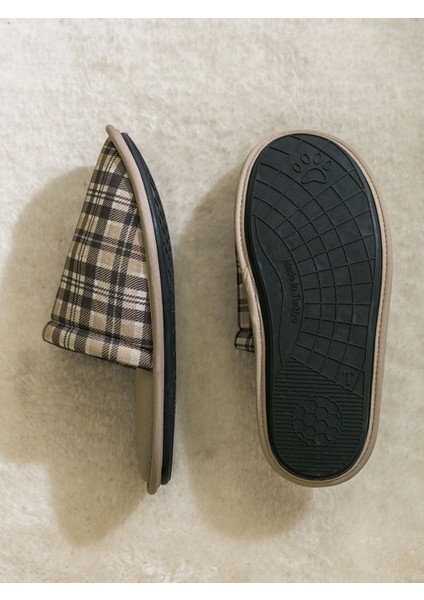 Yeni Sezon Ekose Desenli Erkek Ev Terliği fırsatları