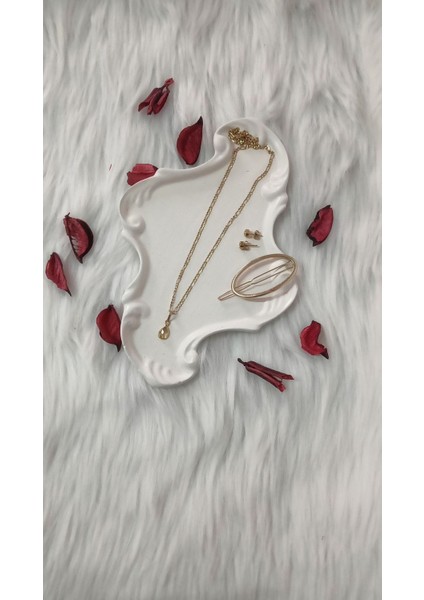 Beton Klasik Formlu Dekoratif Tepsi 2’li fırsatları