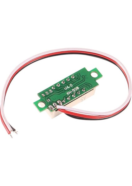 3 Kablo Mini Dijital Voltmetre 0.28INCH 0-100V Dc modelleri