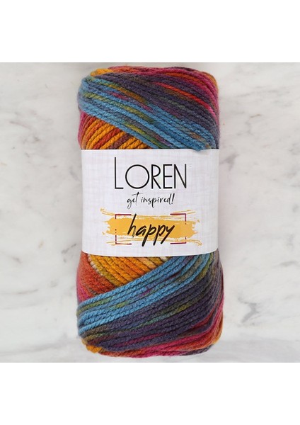 Loren Happy Ebruli El Örgü Ipi - RH001 - 34286