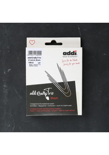 Addi Crasytrio 3 Lü 4,5 mm 21 cm Misinalı Çorap Şi