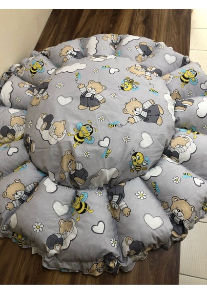 Gri-Ayıcık Desenli Bebek Yatağı , Oyun Minderi modelleri