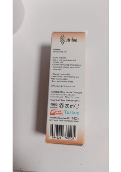 Soğuk Sıkım Kayısı Çekirdeği Yağı 20ML fiyatları