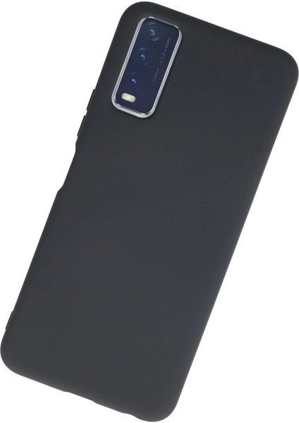 Vivo Y11S Kılıf Nano Içi Kadife Silikon - Gri modelleri