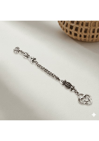 Kazaziye Temalı Arnavut Zincirli Tek Kamçılı Kararmaz Metal Püskül fiyatları