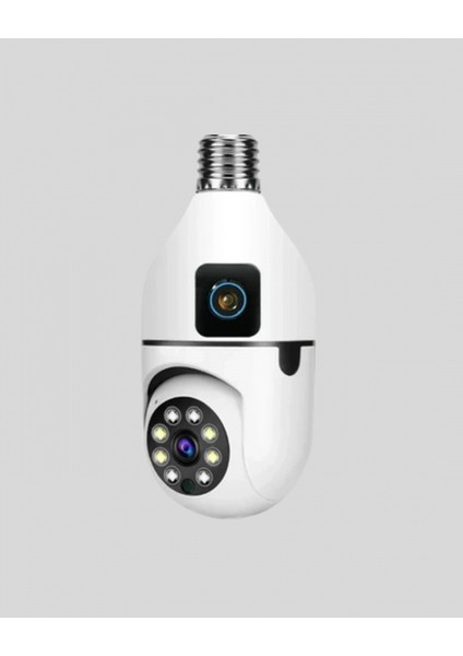 Wifi Ampul Güvenlik Kamerası 1080P Full Hd Gece Görüşlü ve Hareket Algılamalı indirimleri