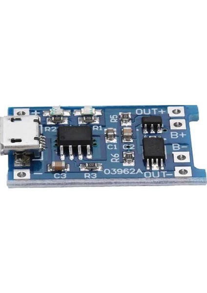TP4056 Micro USB Korumalı Lipo 18650 Pil Şarj Devresi (10 Adet) fiyatları