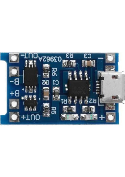 TP4056 Micro USB Korumalı Lipo 18650 Pil Şarj Devresi (10 Adet) modelleri