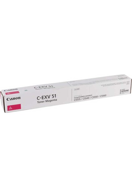 - CEXV51 Kırmızı Toner